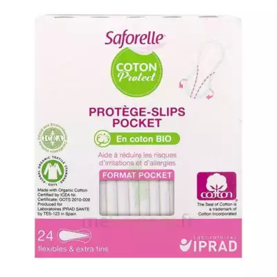 Saforelle Coton Protect Protège-slip Pocket B/24 à Salins-les-Bains